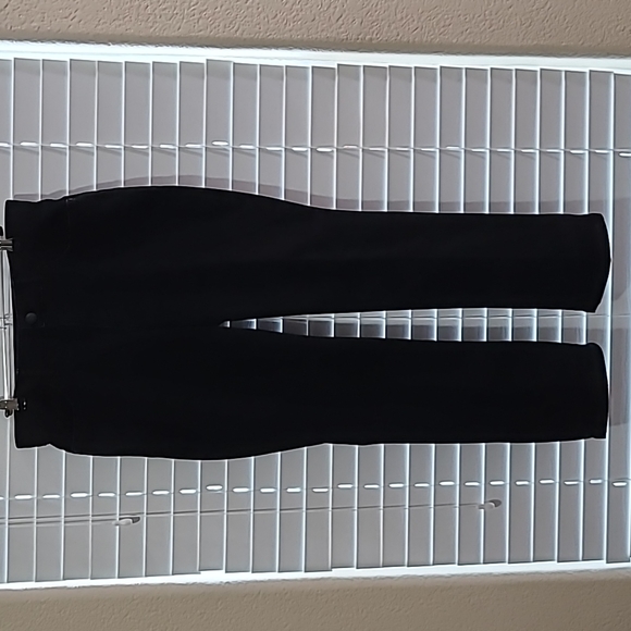 Lee Flex Motion Regular Fit Mid Rise Straight Leg Black Jeans Size 10 SHORT - Picture 3 of 10